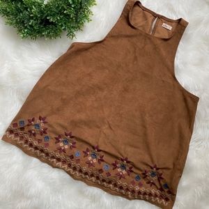 Hollister Suede Tank Top